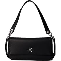 ★未使用 タグ付き★カルバンクライン ショルダーバッグ モノグラム ブラック Calvin Klein（カルバン・クライン）の「モノグラムロゴ